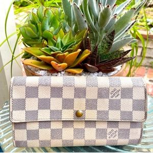 Louis Vuitton Monogram Damier Long Wallet Datecode 2008